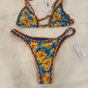 Vibrant Floral Bikini Set